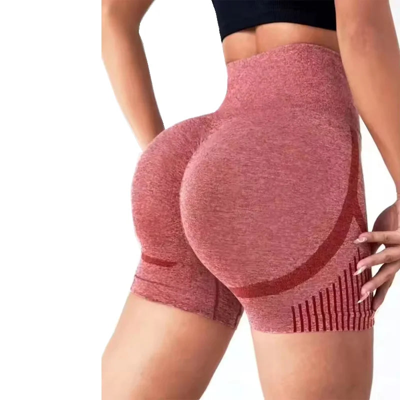 Yoga Leggings Europe and The United States Seamless High Elastic High Waist Quick Dry Leisure Sports Yoga Wear Shorts for Women