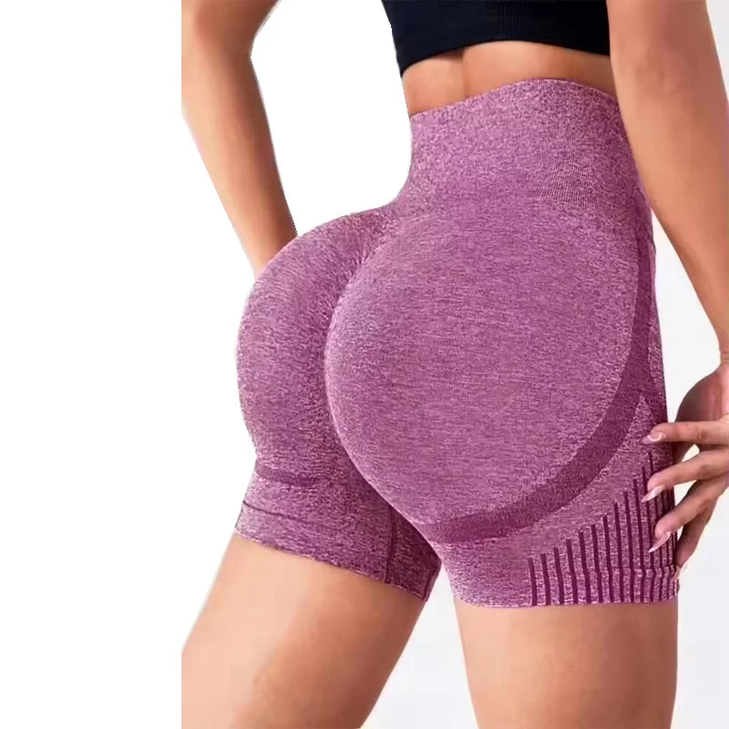 Yoga Leggings Europe and The United States Seamless High Elastic High Waist Quick Dry Leisure Sports Yoga Wear Shorts for Women