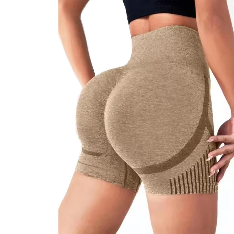 Yoga Leggings Europe and The United States Seamless High Elastic High Waist Quick Dry Leisure Sports Yoga Wear Shorts for Women