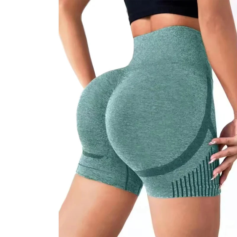 Yoga Leggings Europe and The United States Seamless High Elastic High Waist Quick Dry Leisure Sports Yoga Wear Shorts for Women