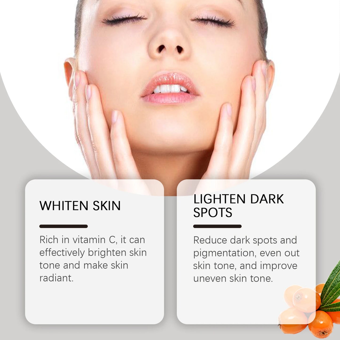 Vitamin C Capsule Facial Cream Even Skin Tone Pigmentation Removal Hydrated Skin Moisturizing Brightening Firming Face Cream