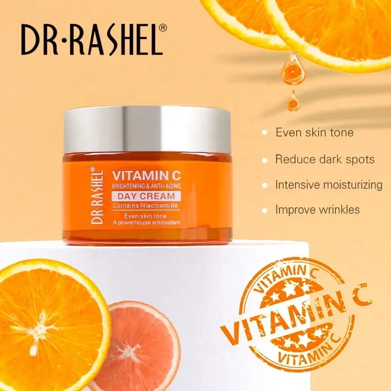 DR RASHEL Vitamin C Brightening Face Cream Day Cream And Night Cream