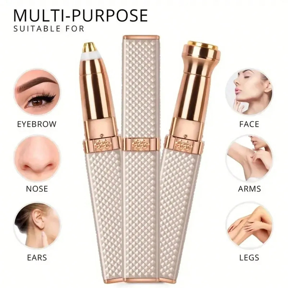 Portable Lipstick Shaped Electric Hair Remover For Women Painless And Effective Facial Hair Removal Home Razor Shaver Tool