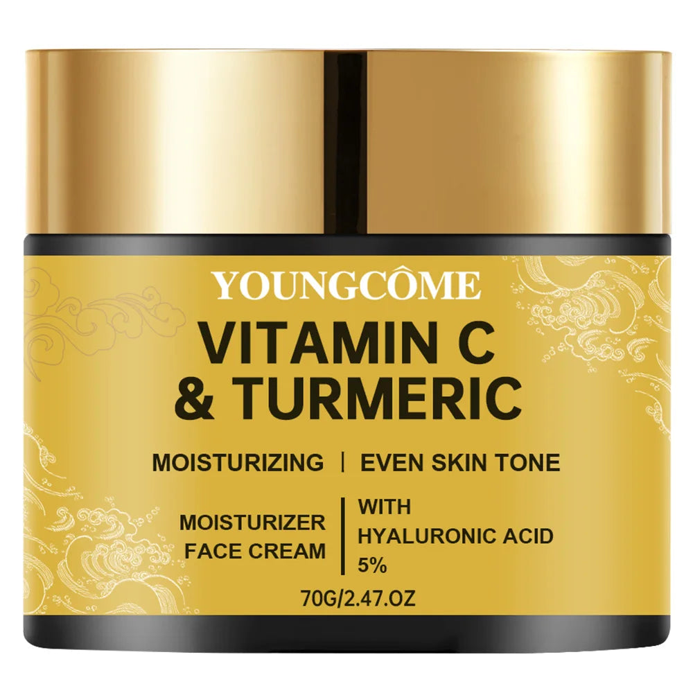 Turmeric Vitamin C Face cream Retinol Moisturizing Firming Hyaluronic Lightening Repairing Smooth Skincare Whitening Creams