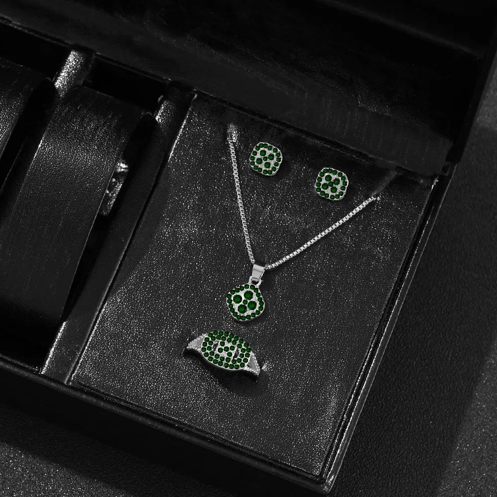 1PC Luxury Cube Jewelry Set