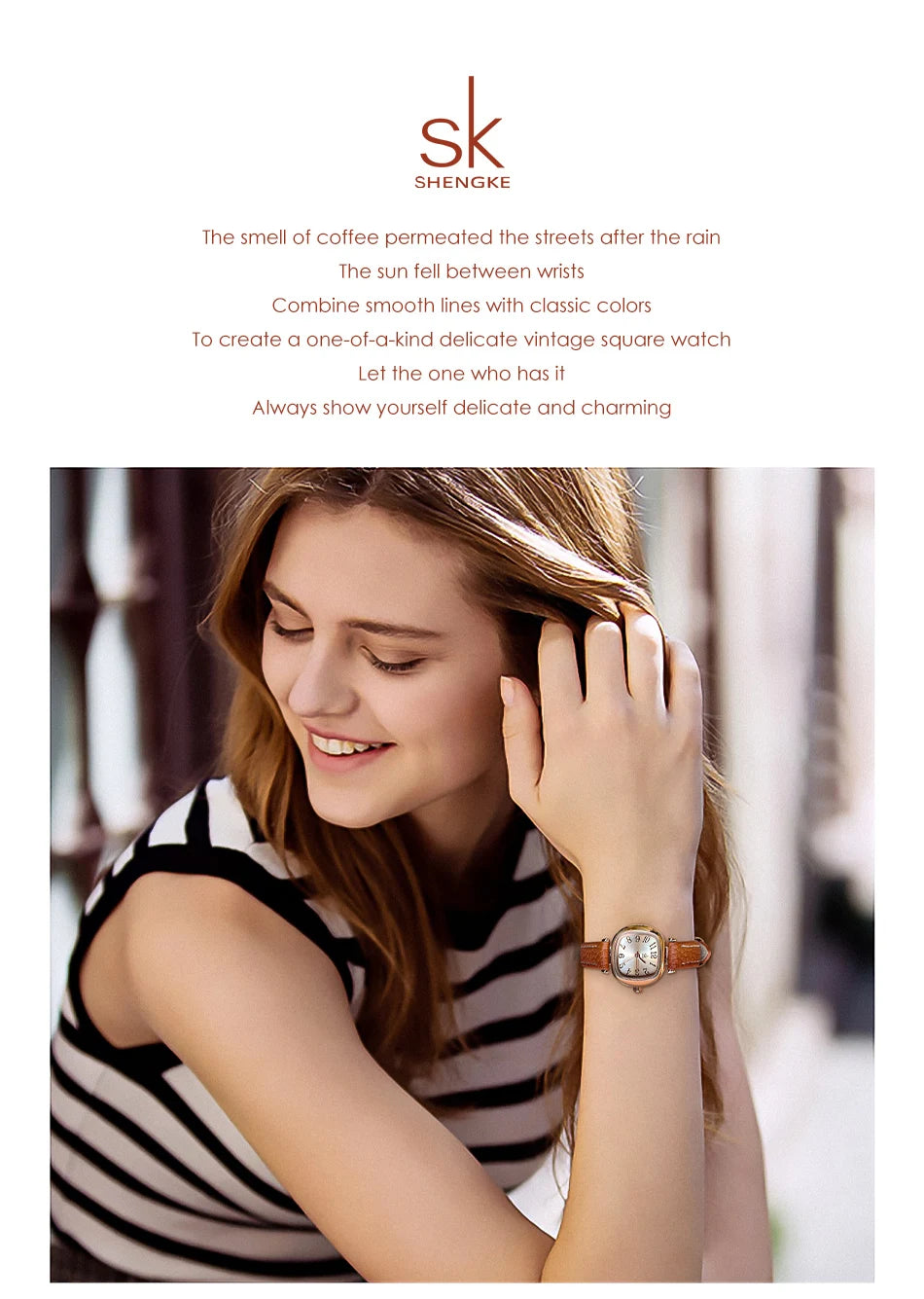 New Reloj Mujer SK Watch Fashion Woman Watches Elegant Women's Quartz Wristwatches Original Ladies Clock Relogio Feminino 2025