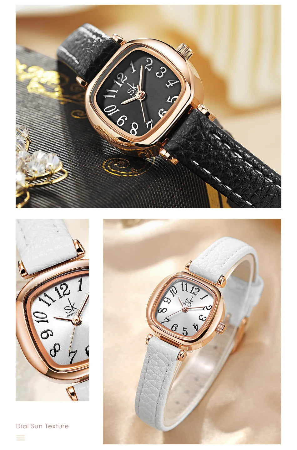 New Reloj Mujer SK Watch Fashion Woman Watches Elegant Women's Quartz Wristwatches Original Ladies Clock Relogio Feminino 2025
