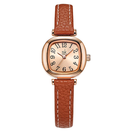 New Reloj Mujer SK Watch Fashion Woman Watches Elegant Women's Quartz Wristwatches Original Ladies Clock Relogio Feminino 2025