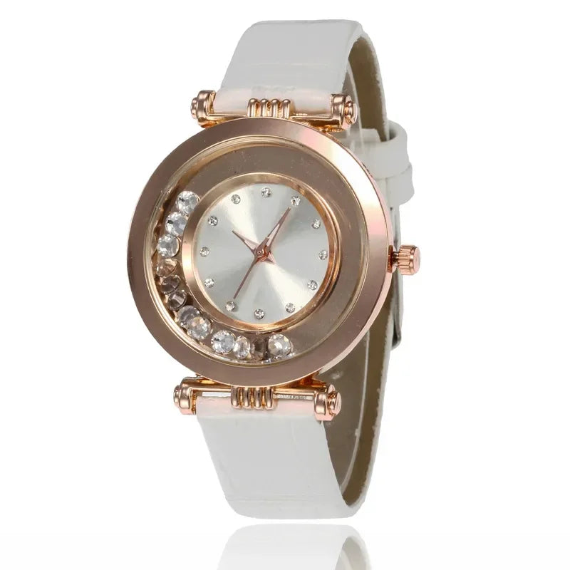 Fashion Luxury Watches for Women Stylish Elegant Strap Buckle Rhinestones Magnetite Magnet Ball Ladies Female Wrist Watch Clock