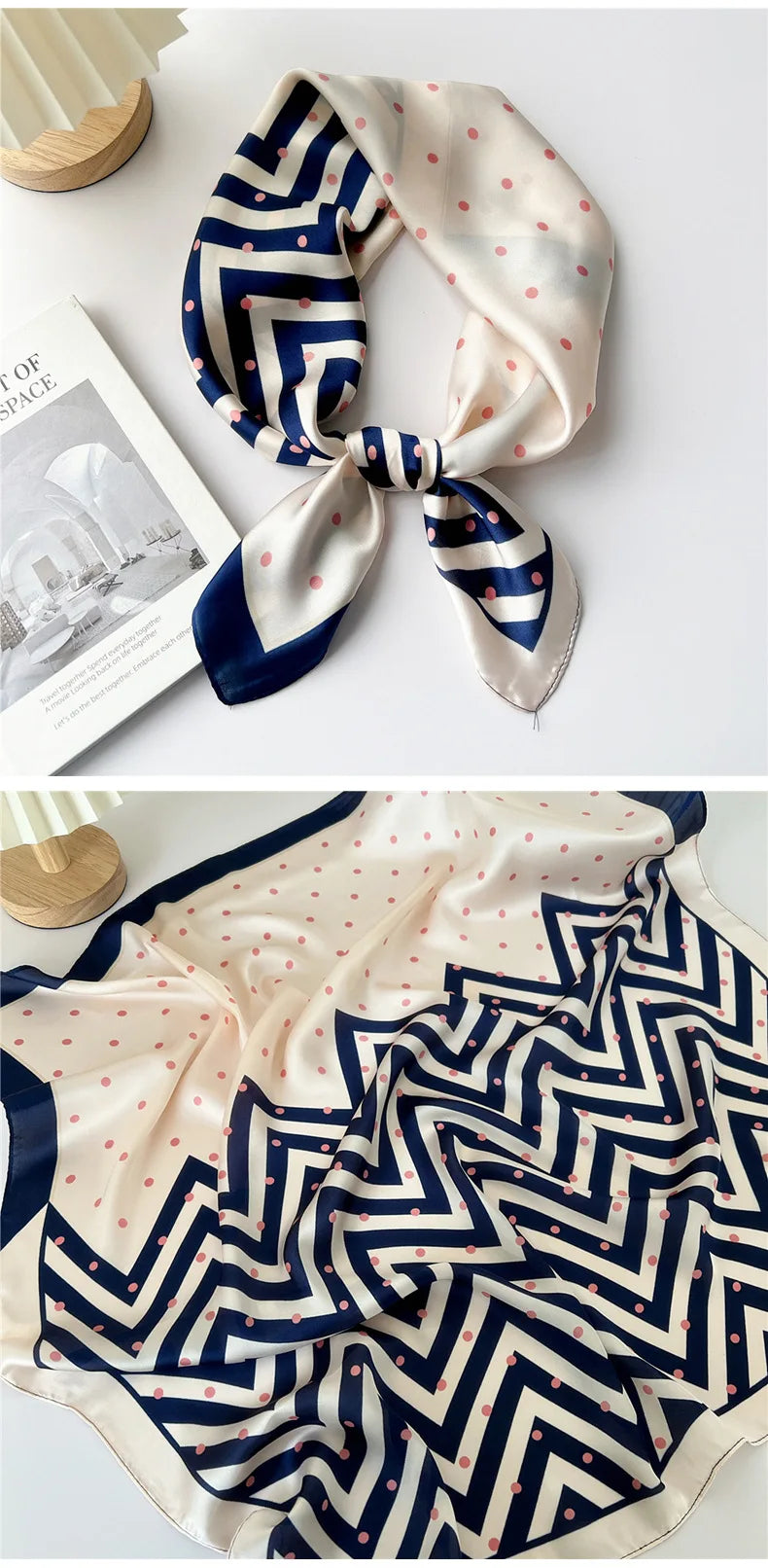 70cm Square Scarf Headscarf Hairscarf Bandanas Head Hair Shawl Wraps Accessories