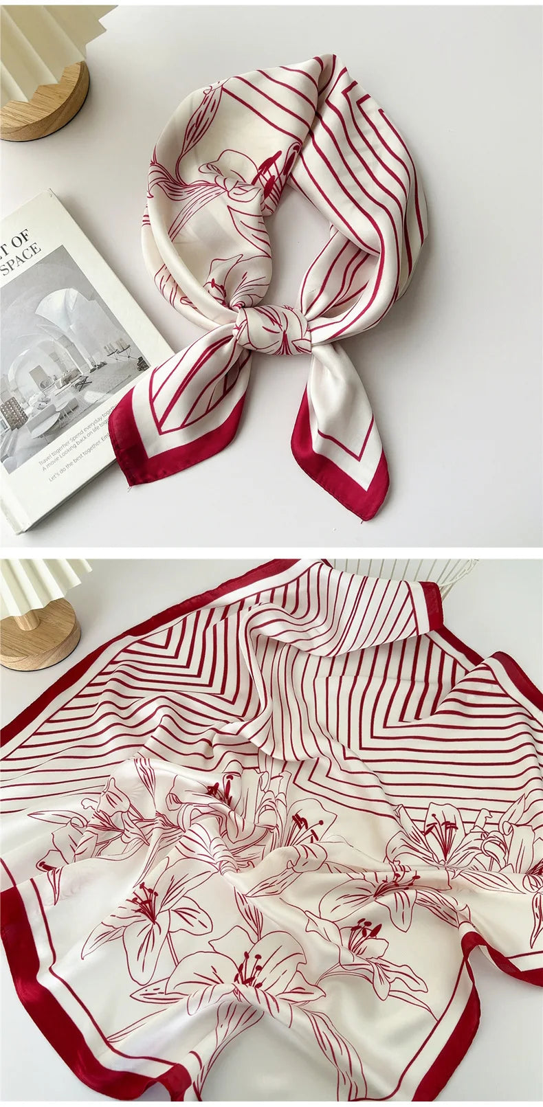 70cm Square Scarf Headscarf Hairscarf Bandanas Head Hair Shawl Wraps Accessories