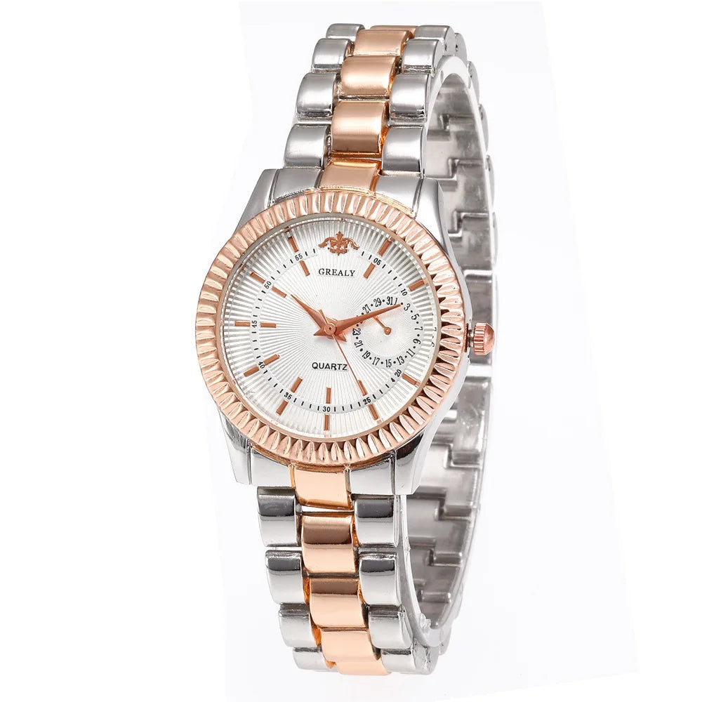 New Fashion Women Watches Ladies Steel Bracelet Wristwatch Lovers Watch Men Women Casual Quartz Watch Relogio Feminino Men Watch
