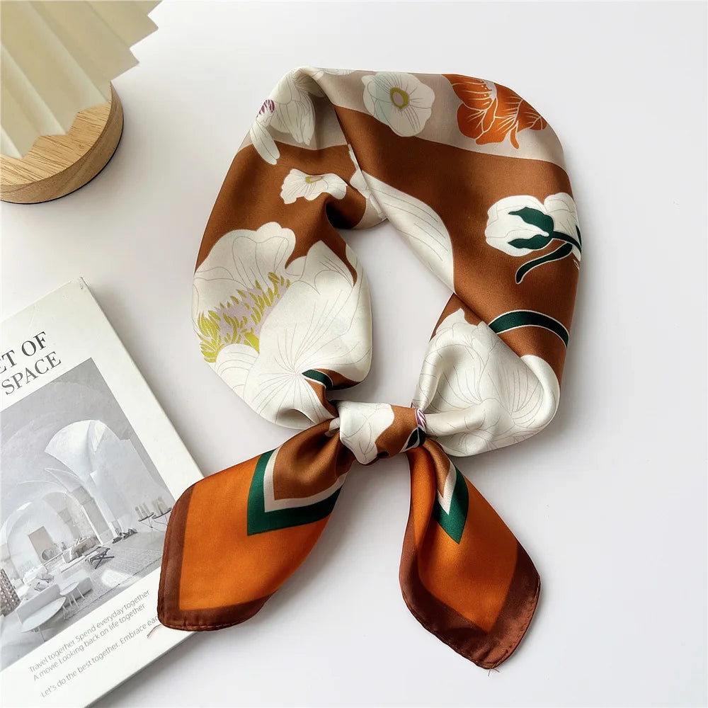 70cm Square Scarf Headscarf Hairscarf Bandanas Head Hair Shawl Wraps Accessories
