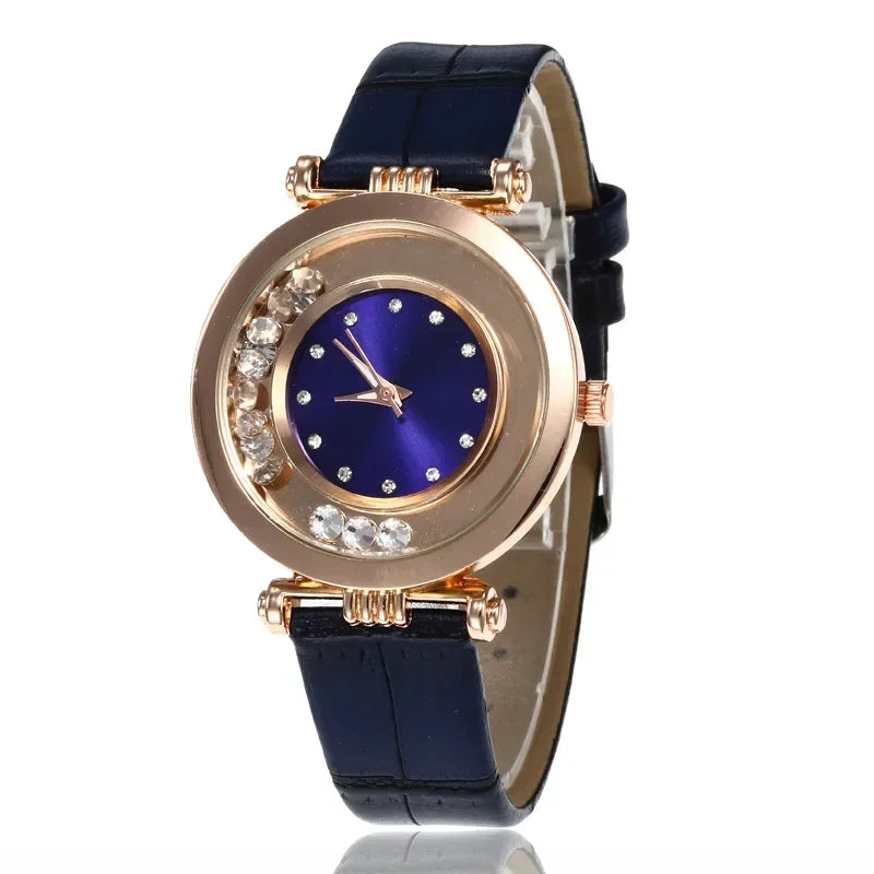 Fashion Luxury Watches for Women Stylish Elegant Strap Buckle Rhinestones Magnetite Magnet Ball Ladies Female Wrist Watch Clock