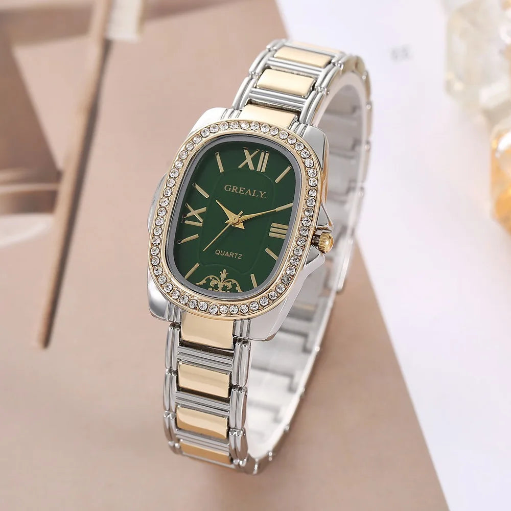 New Fashion Women Watches Rhinestone Bracelets Watch Female Wristwatches Ladies Casual Quartz Watch Relogio Feminino Clocks Gift