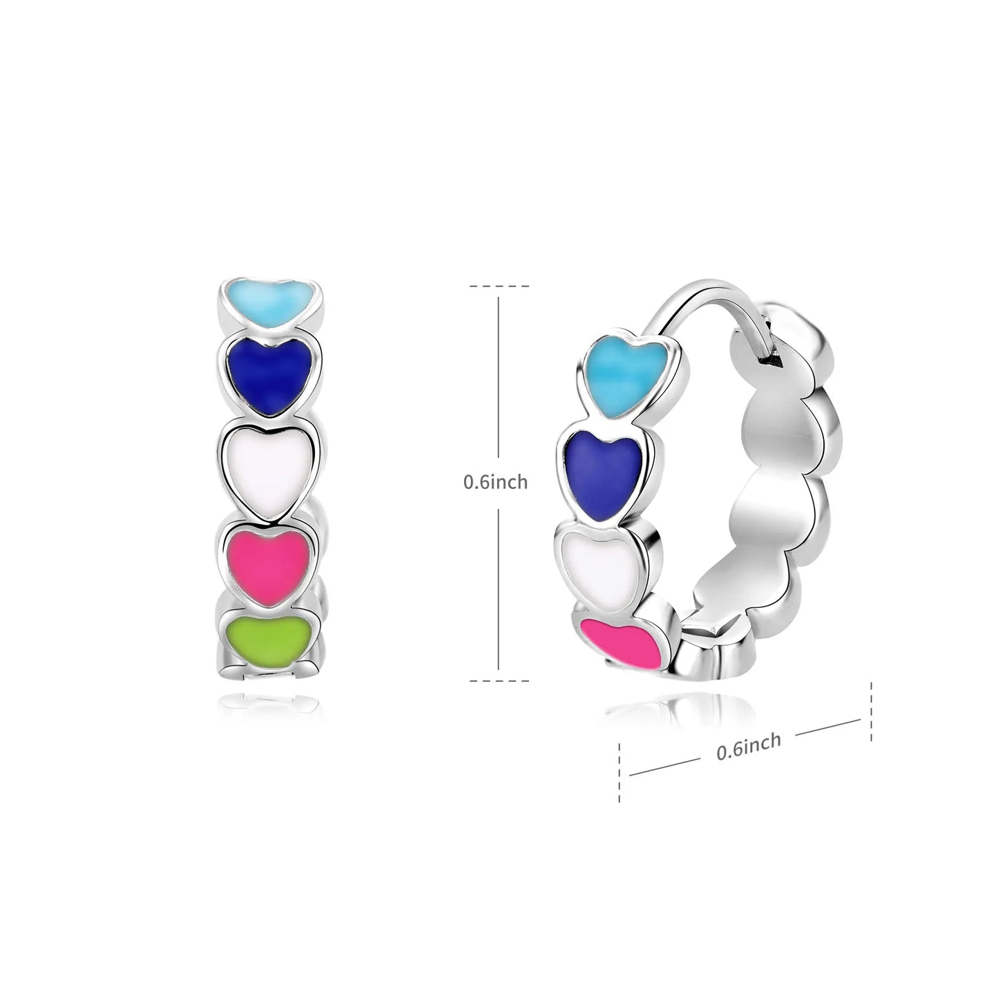 Luxruy Zircon Hoop Earrings For Women Stainless Steel Gold Color Round Hoops Earrings 2024 Trend Wedding Jewelry Freeshipping