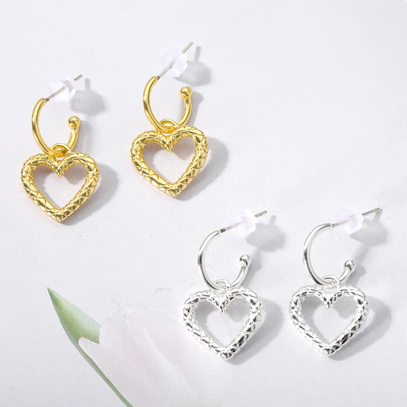 Free Shipping Zircon Geometric Earrings For Women Stainless Steel Gold Color Piercing Earring 2025 Fashion Wedding Jewelry Gift