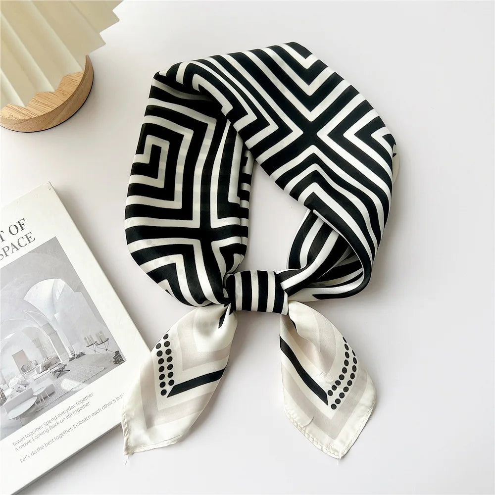 70cm Square Scarf Headscarf Hairscarf Bandanas Head Hair Shawl Wraps Accessories