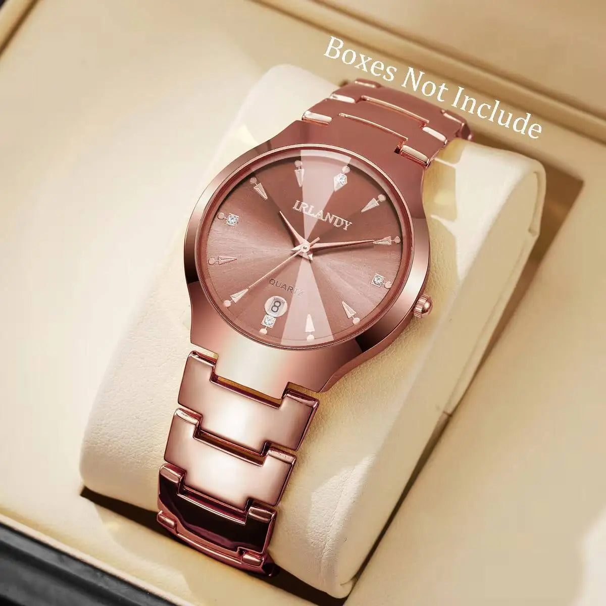 Fashion Stainless Steel Strap Men Business Watches Men's Analog Quartz Wristwatch Clock Reloj Hombre（Without Box）