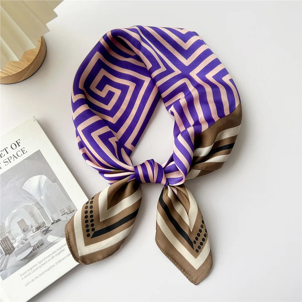 70cm Square Scarf Headscarf Hairscarf Bandanas Head Hair Shawl Wraps Accessories