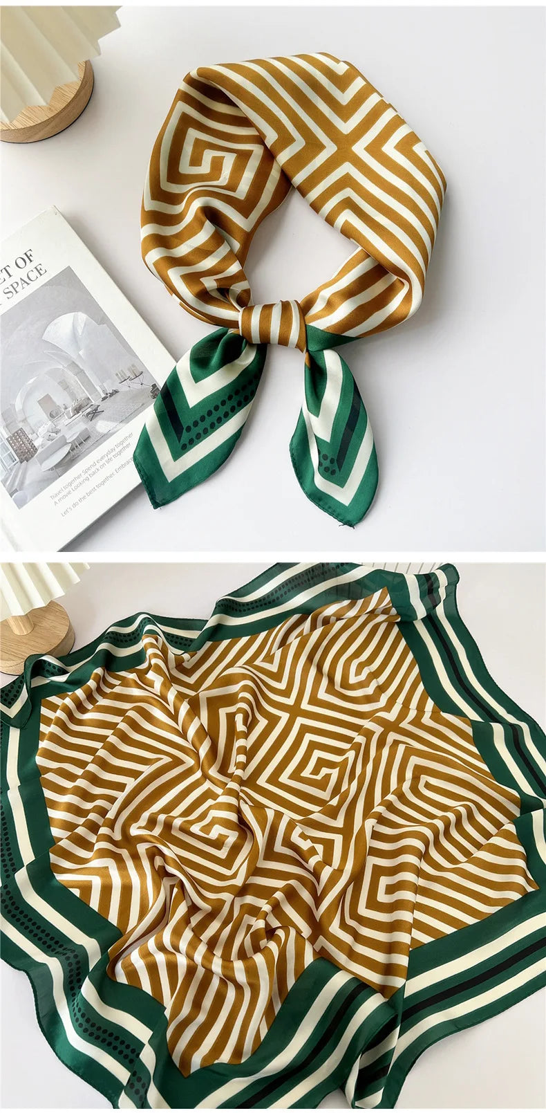 70cm Square Scarf Headscarf Hairscarf Bandanas Head Hair Shawl Wraps Accessories