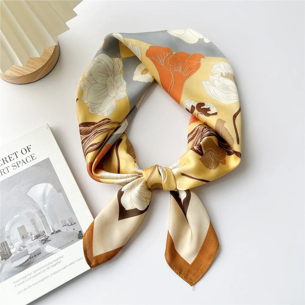 70cm Square Scarf Headscarf Hairscarf Bandanas Head Hair Shawl Wraps Accessories