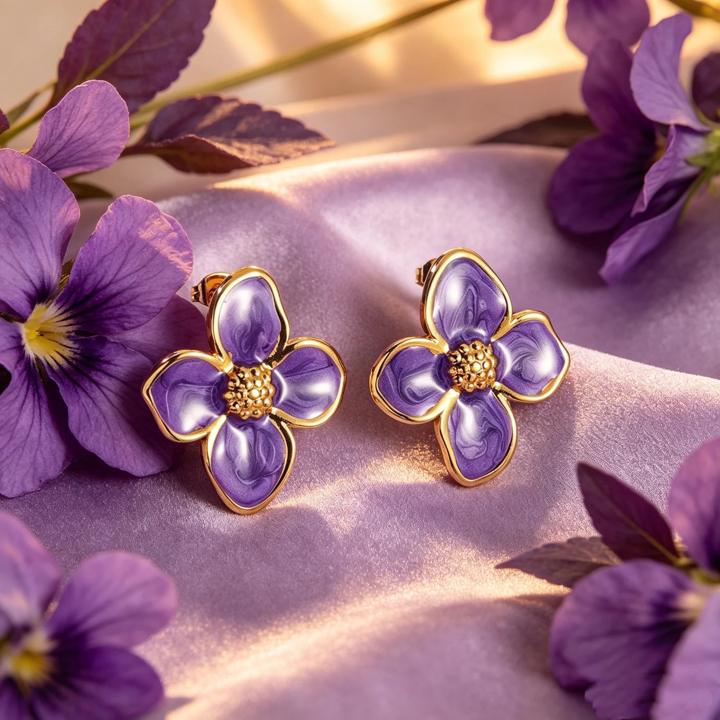 Flower Women's Earrings Trend 2026 Party Wedding Birthday Gifts Stainless Steel Stud Earrings Jewelry