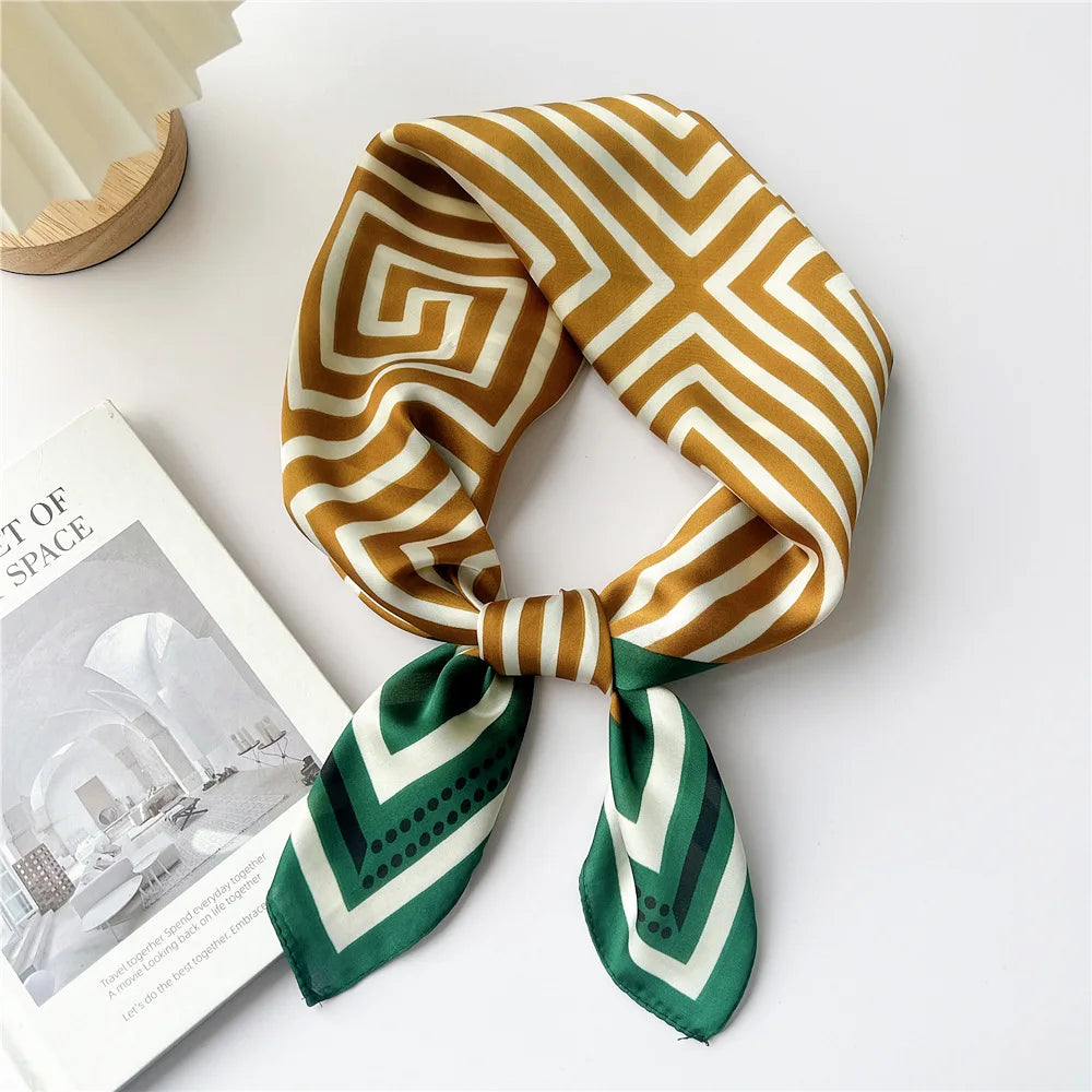 70cm Square Scarf Headscarf Hairscarf Bandanas Head Hair Shawl Wraps Accessories