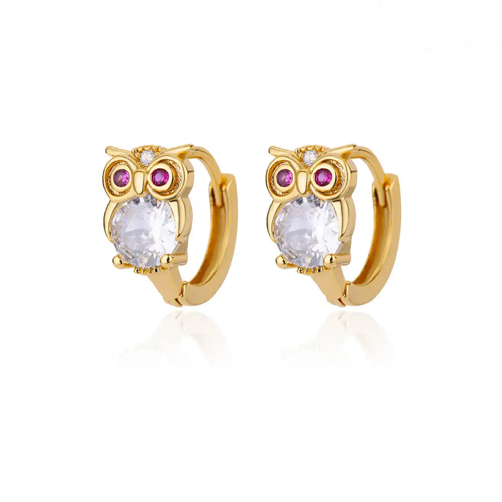 Zircon Snowflake Earrings For Women Gold Color Stainless Steel Flower Geometric Hoop Earring Aesthetic Luxury Wedding Jewerly
