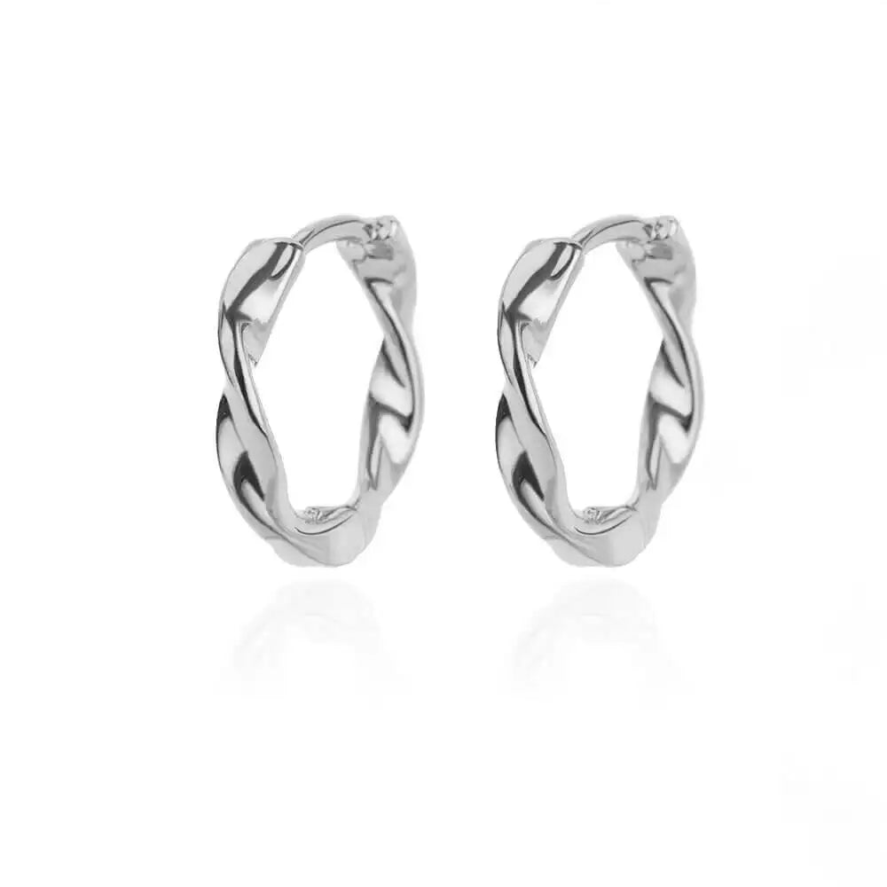 Zircon Snowflake Earrings For Women Gold Color Stainless Steel Flower Geometric Hoop Earring Aesthetic Luxury Wedding Jewerly