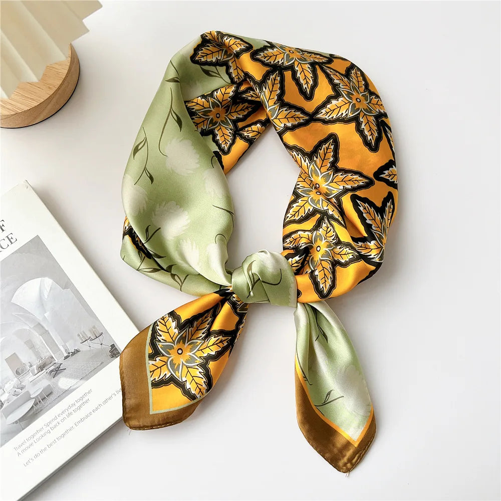 70cm Square Scarf Headscarf Hairscarf Bandanas Head Hair Shawl Wraps Accessories