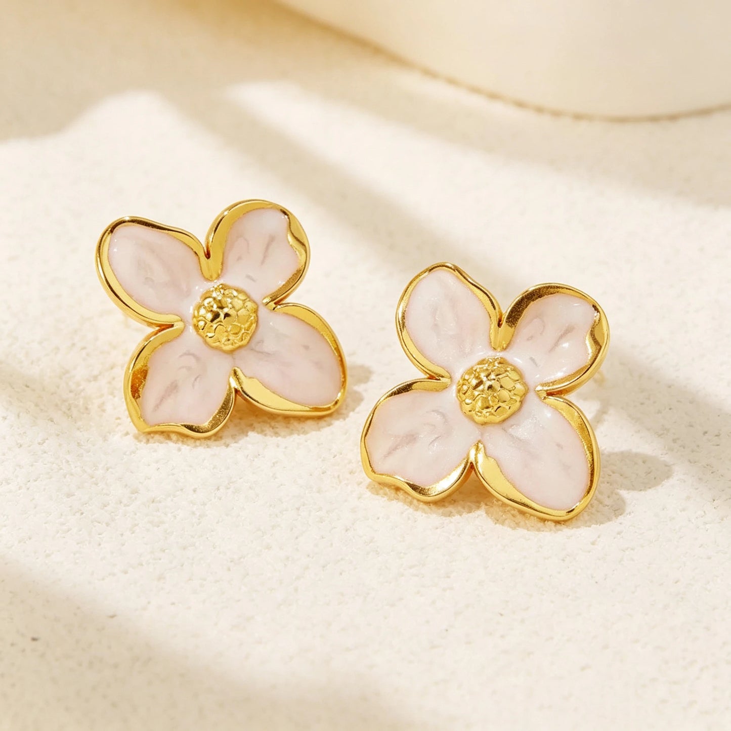 Flower Women's Earrings Trend 2026 Party Wedding Birthday Gifts Stainless Steel Stud Earrings Jewelry