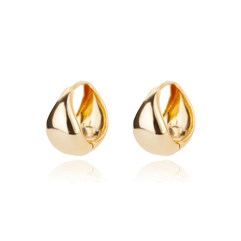 Heart Earrings For Women Girl Stainless Steel Enamel Multicolor Geometric Hoop Earring Sweet Accessory Jewelry Gift Bijoux Femme