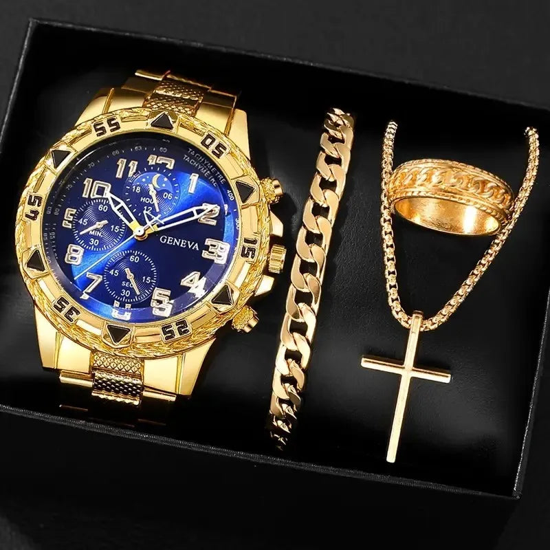 1/4pcs Watch Business Men's and Women's Accessories Decorative Accessories Outdoor Men's Set