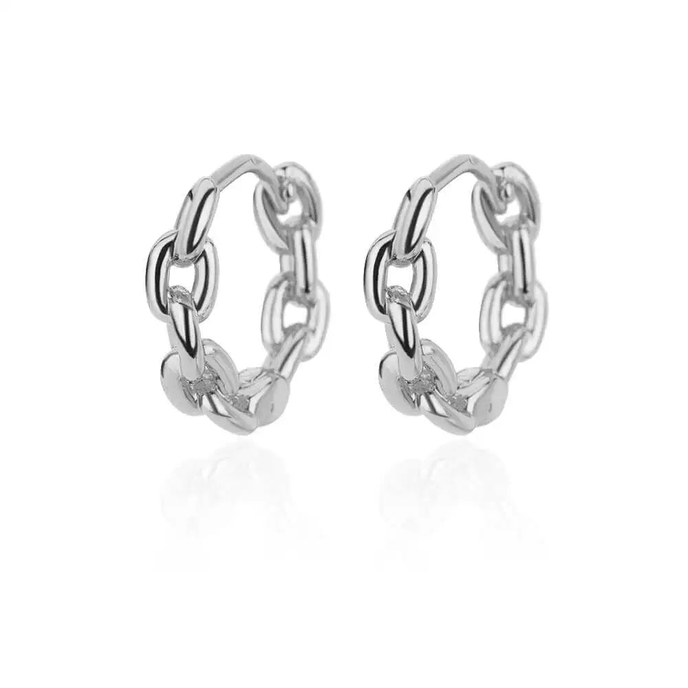 Zircon Snowflake Earrings For Women Gold Color Stainless Steel Flower Geometric Hoop Earring Aesthetic Luxury Wedding Jewerly