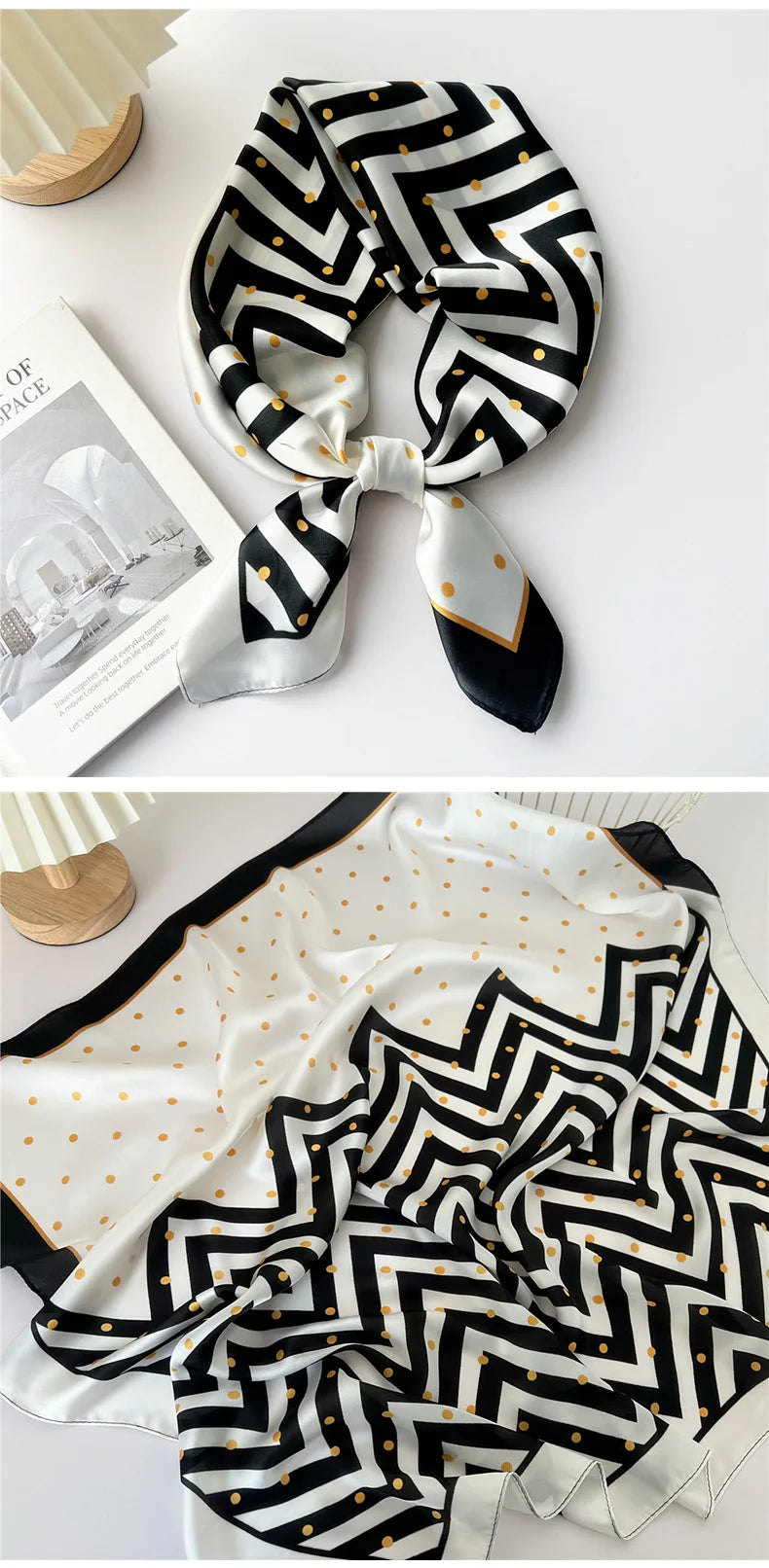 70cm Square Scarf Headscarf Hairscarf Bandanas Head Hair Shawl Wraps Accessories
