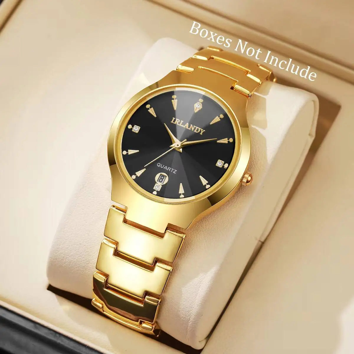 Fashion Stainless Steel Strap Men Business Watches Men's Analog Quartz Wristwatch Clock Reloj Hombre（Without Box）