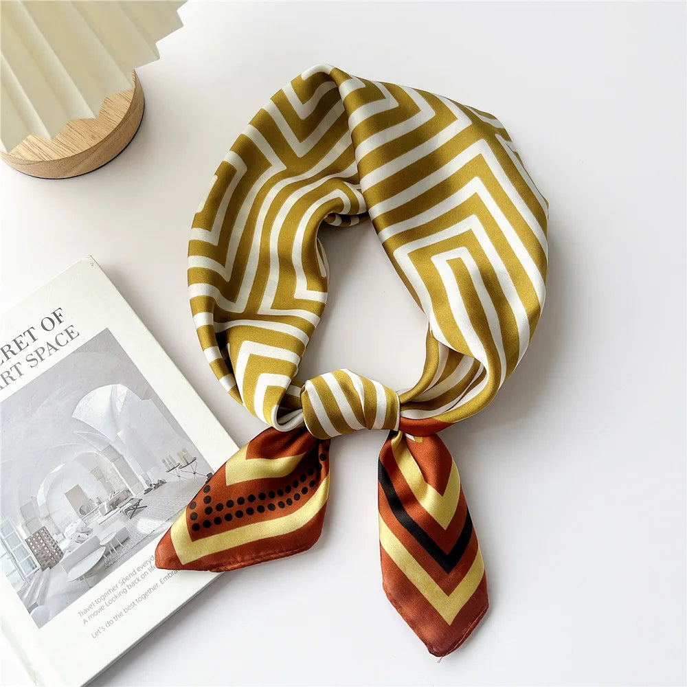 70cm Square Scarf Headscarf Hairscarf Bandanas Head Hair Shawl Wraps Accessories