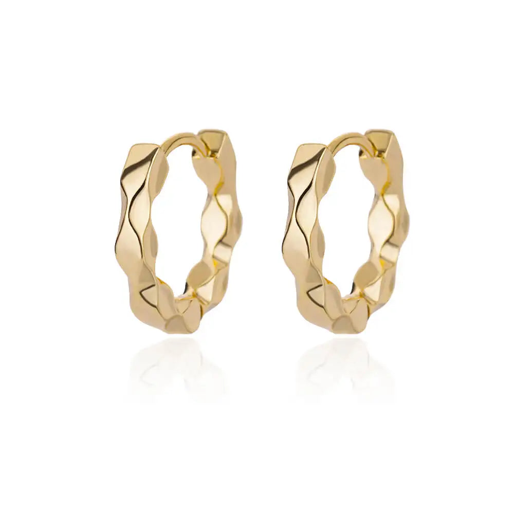 Triangle Zircon Hoop Earrings For Women Stainless Steel Earring Luxury New in Design Wedding 2023 Trending Jewelry aretes mujer