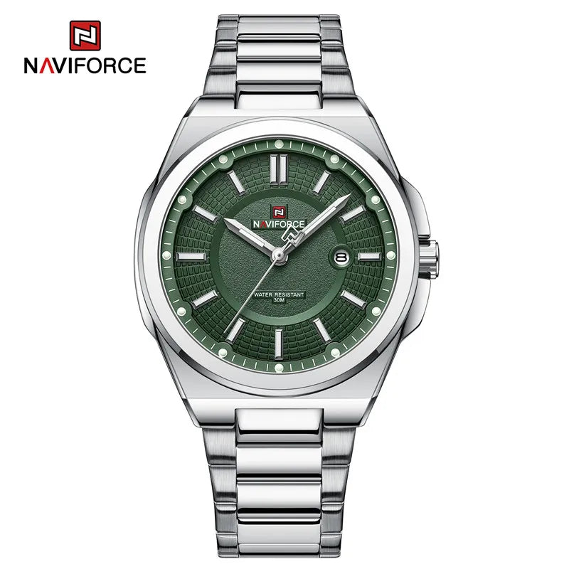NAVIFORCE 2023 New Watches Original Brand  For Men Casual Sport Man Stainless Steel Wristwatch Waterproof Quartz Classic Clock