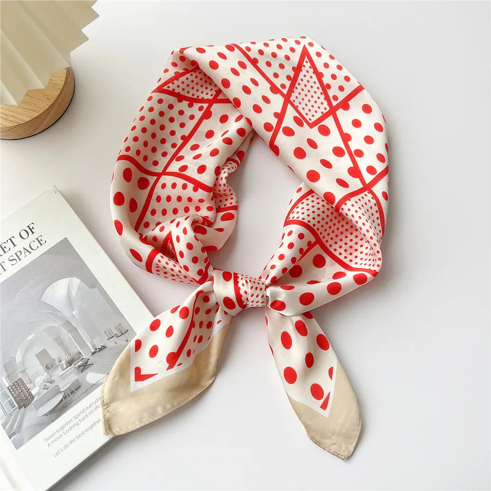 70cm Square Scarf Headscarf Hairscarf Bandanas Head Hair Shawl Wraps Accessories