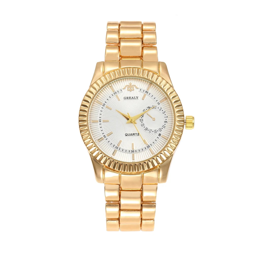 New Fashion Women Watches Ladies Steel Bracelet Wristwatch Lovers Watch Men Women Casual Quartz Watch Relogio Feminino Men Watch