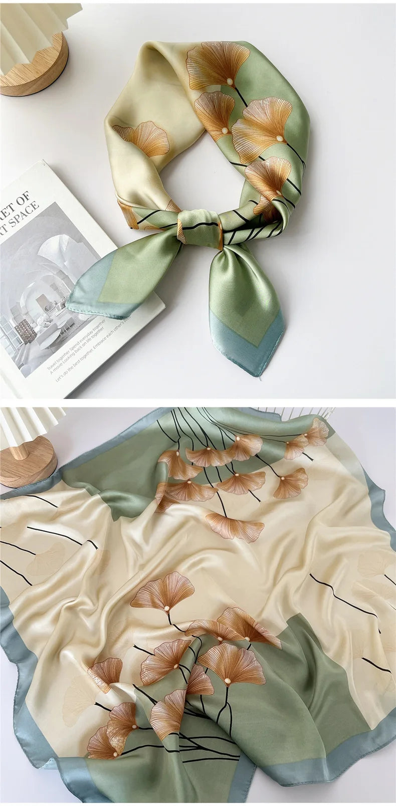 70cm Square Scarf Headscarf Hairscarf Bandanas Head Hair Shawl Wraps Accessories