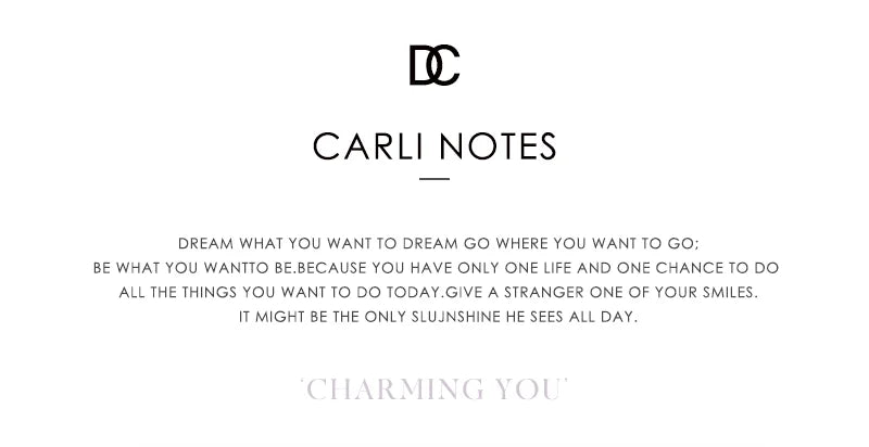 Text with 'DC' logo and motivational quote on a white background