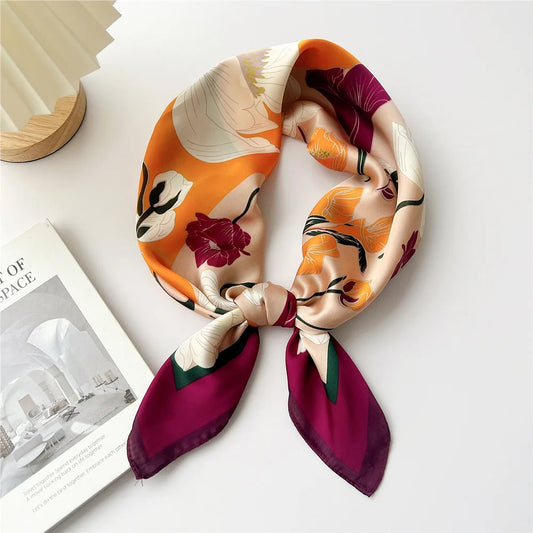 70cm Square Scarf Headscarf Hairscarf Bandanas Head Hair Shawl Wraps Accessories
