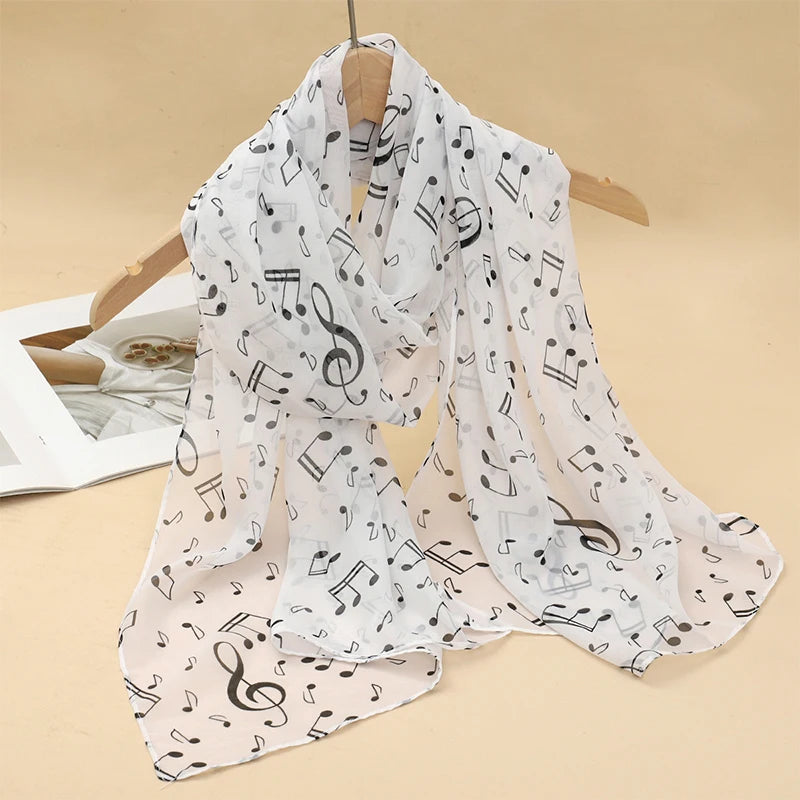 2026 New Print Chiffon Scarf Shawl Women Sunscreen Silk Scarf Turban Long Wrap Beach Travel Outdoor Accessories Trendy Headband