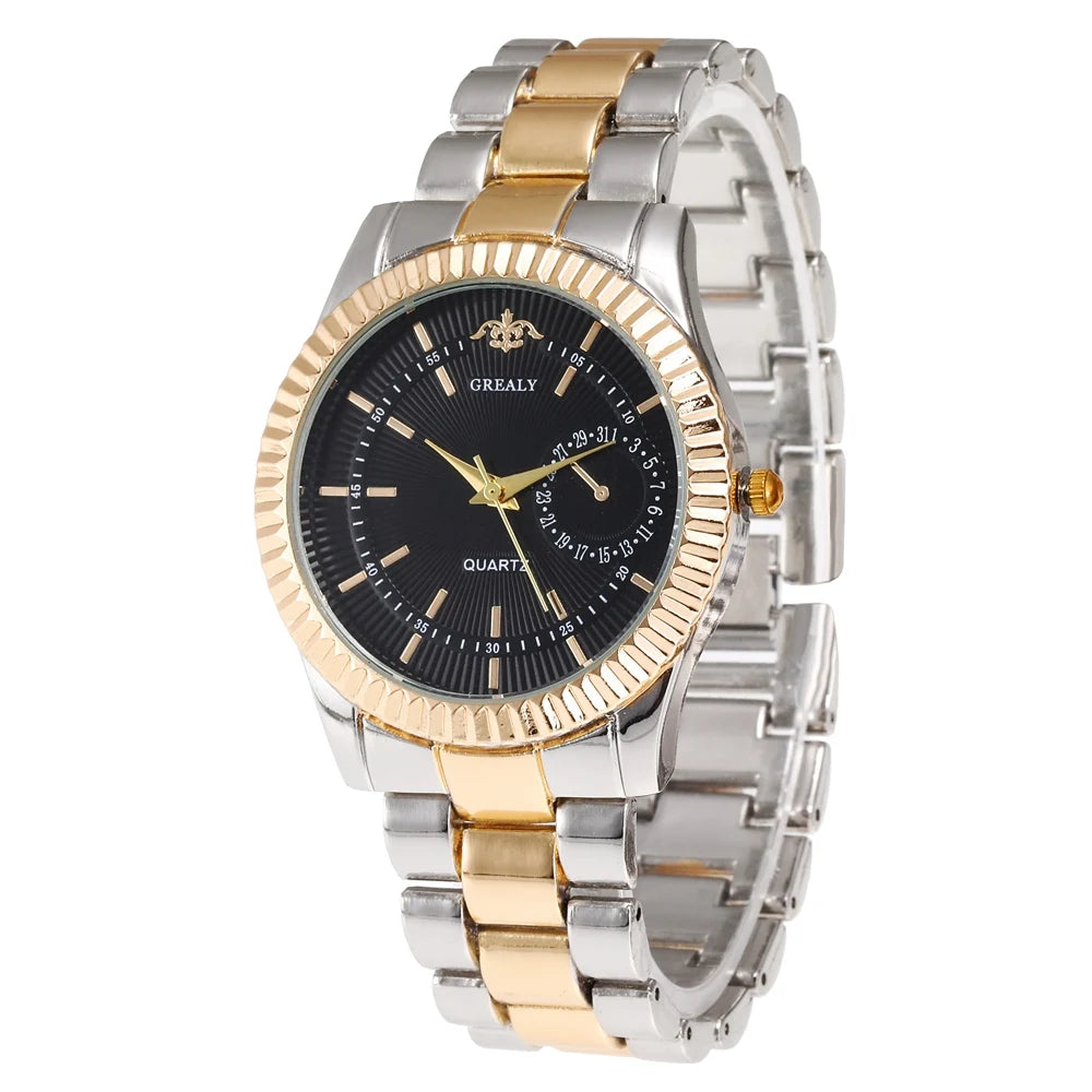New Fashion Women Watches Ladies Steel Bracelet Wristwatch Lovers Watch Men Women Casual Quartz Watch Relogio Feminino Men Watch