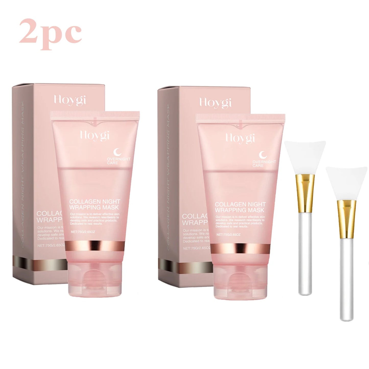 Deep Collagen Mask Peel Off Mask Anti Wrinkle Lifting Face Skin Care Masks Bio Pack Night Wrapping Woman Overnight Skin Hydrates