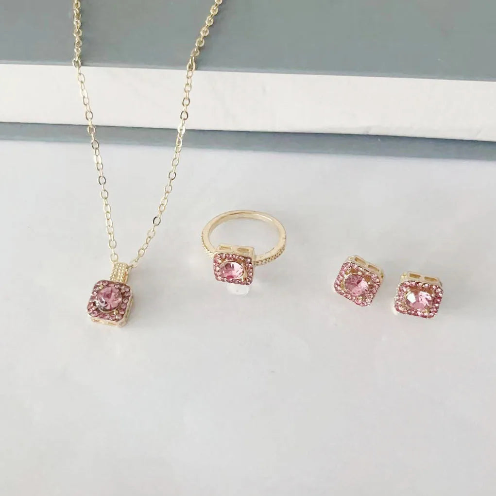1PC Luxury Cube Jewelry Set